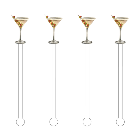 DIRTY MARTINI ACRYLIC STIR STICKS