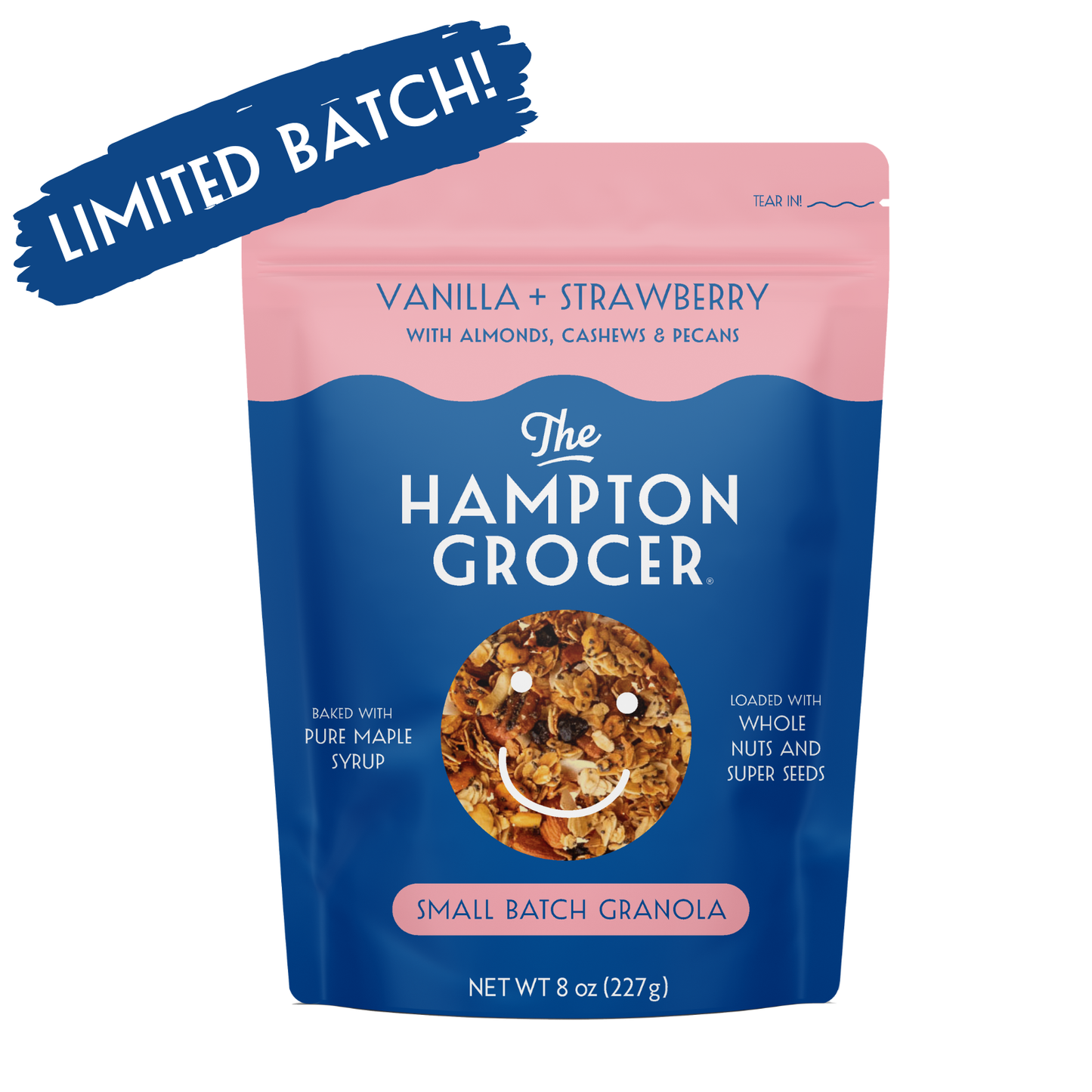 THE HAMPTON GROCER LIMITED BATCH: Vanilla Bean + Strawberry - 8oz