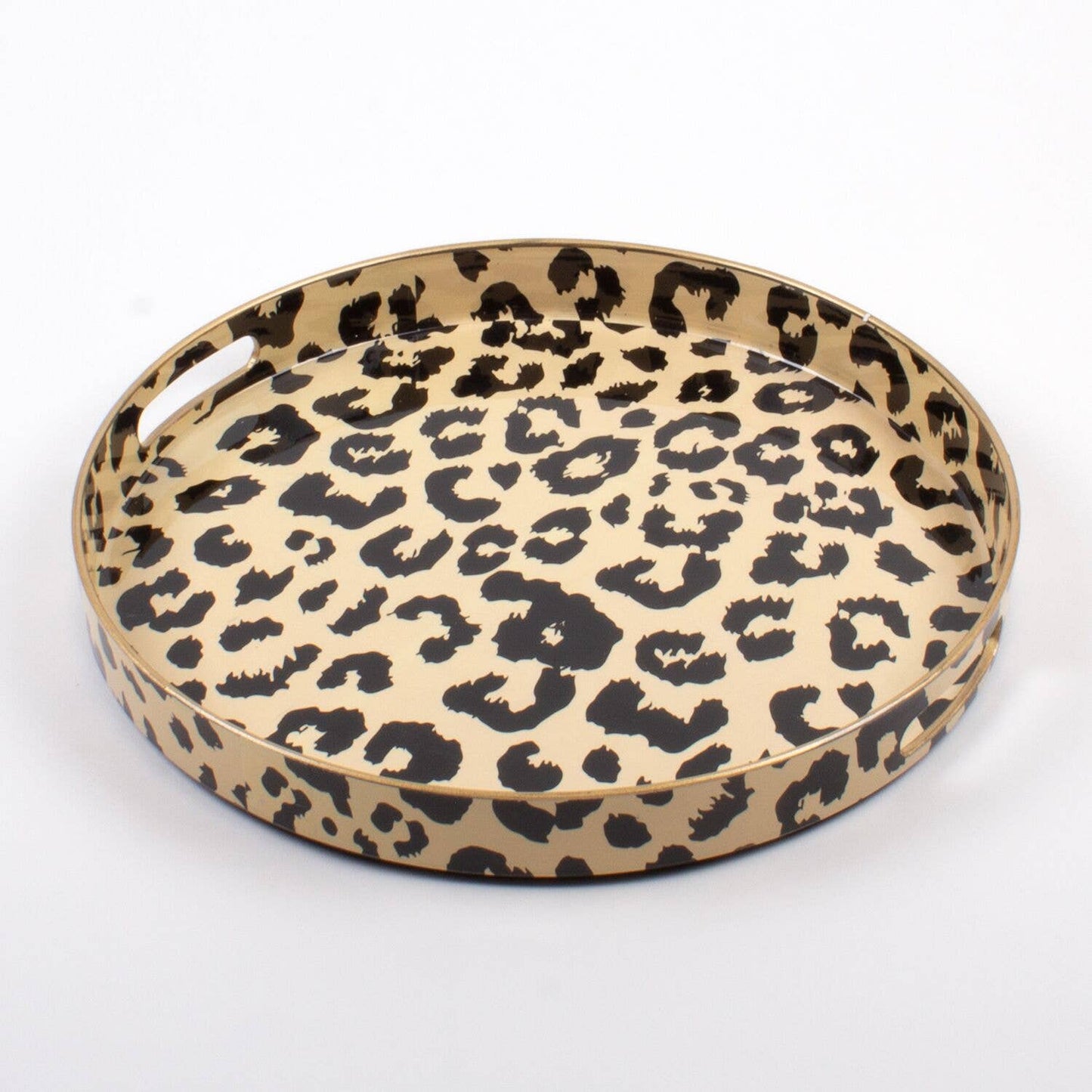 LEOPARD ROUND TRAY