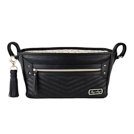 ITZY RITZY BLACK TRAVEL STROLLER CADDY