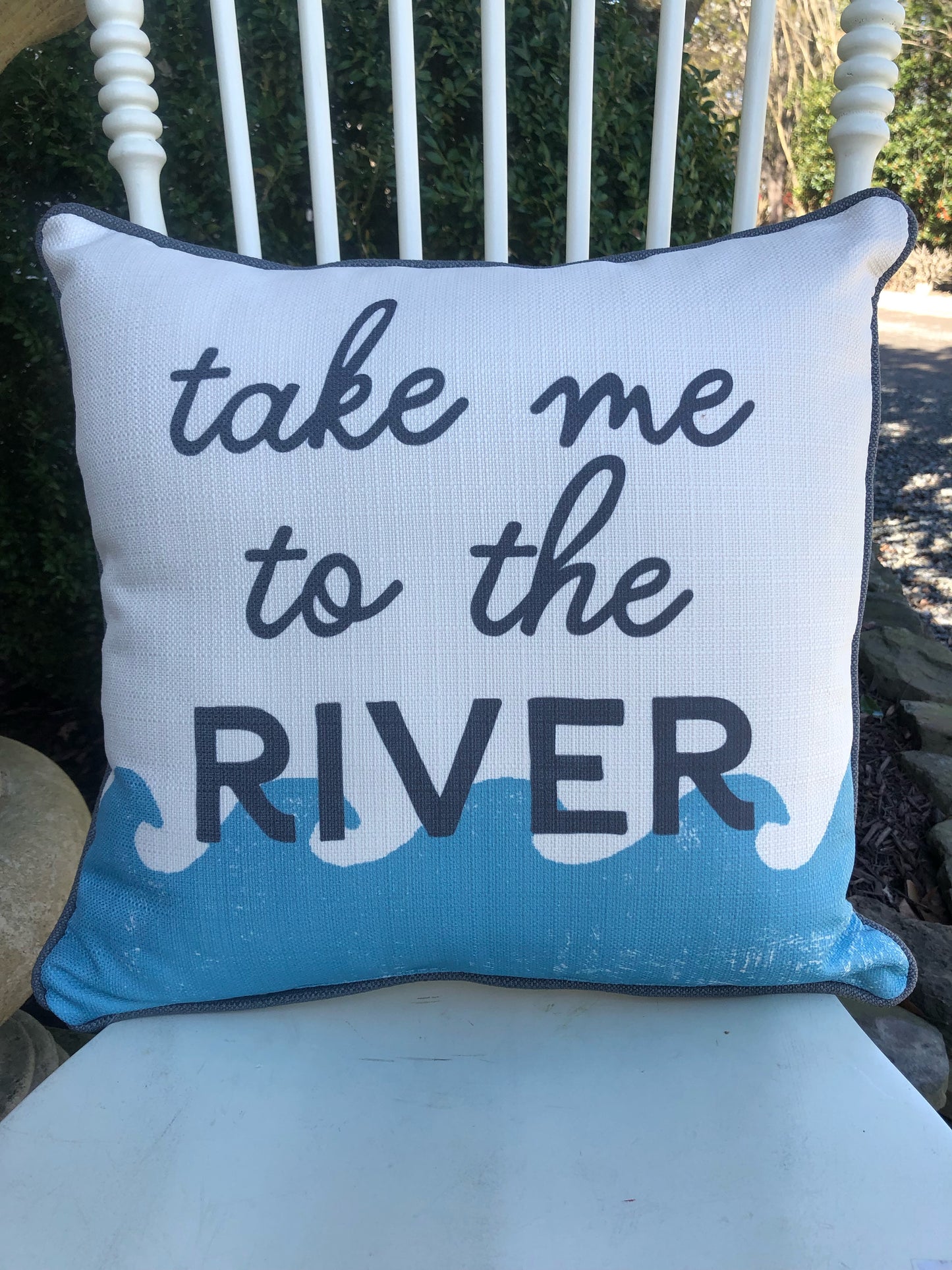 TAKE ME TO THE RIVER PILLOW
