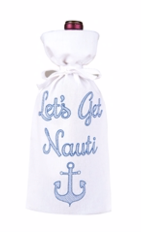 LET'S GET NAUTI WINE BAG