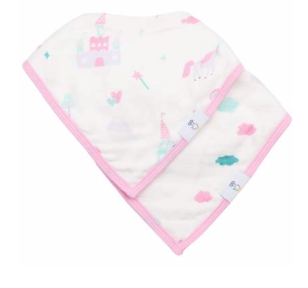 GOOSEWADDLE 2 PK MUSLIN & TERRY CLOTH BIB SET