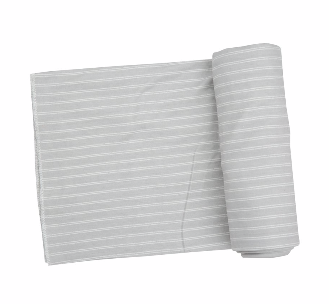 BAMBOO SWADDLE HIPPO GREY