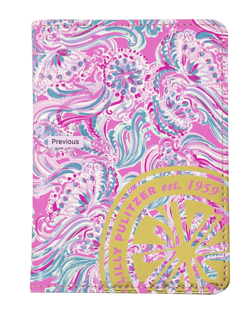 LILLY PULITZER PASSPORT COVER DON'T BE JELLY*
