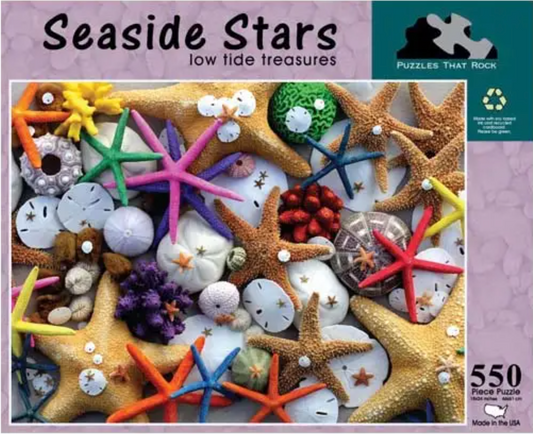 SEASIDE STARS LOW TIDE TREASURES JIGSAW PUZZLE 550 PIECES