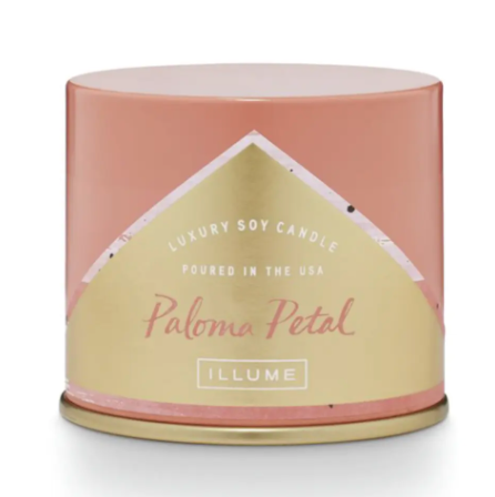 VANITY TIN PALOMA PETAL CANDLE