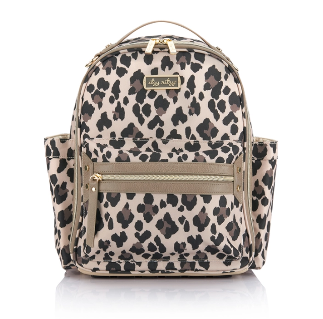 LEOPARD DIAPER BAG BACKPACK