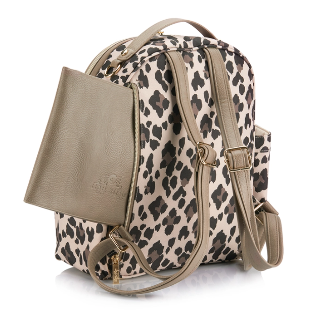 LEOPARD DIAPER BAG BACKPACK