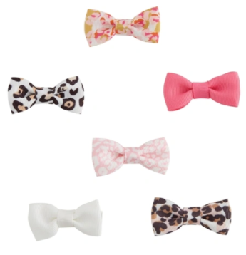 LEOPARD BITTY BOWS