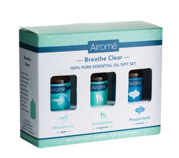 AIROME BREATH CLEAR ESSENTIAL OIL GIFT SET