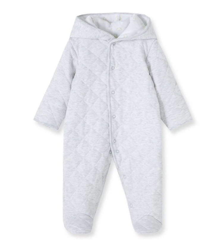 IN THE CLOUDS QUILTED PRAM WHITE