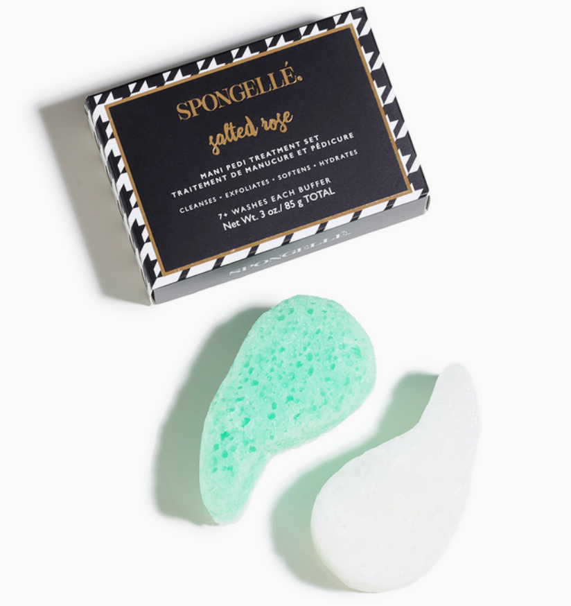 SPONGELLE SALTED ROSE MANI/PEDI TREATMENT SET