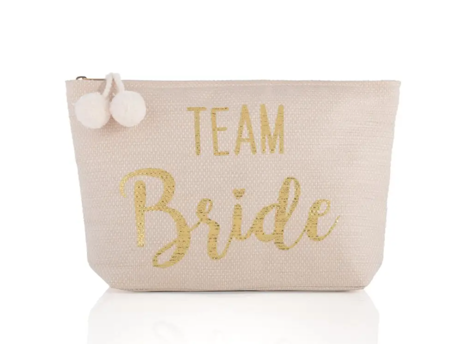 MIA TEAM BRIDE ZIP POUCH BLUSH