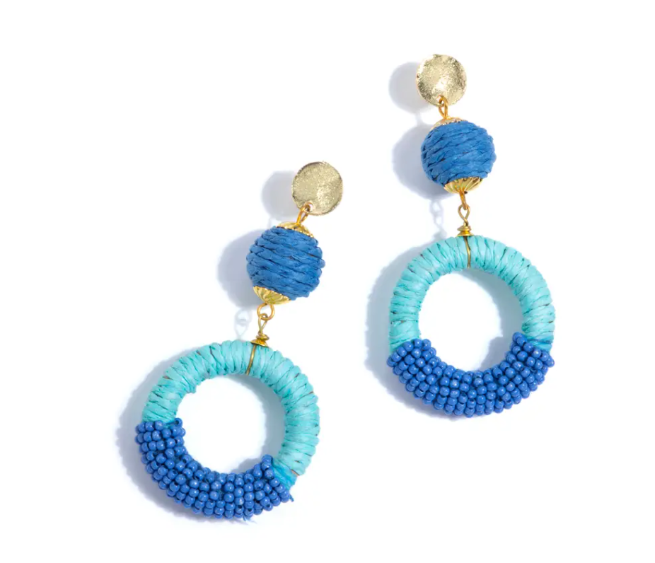 VERONIQUE EARRINGS TURQUOISE