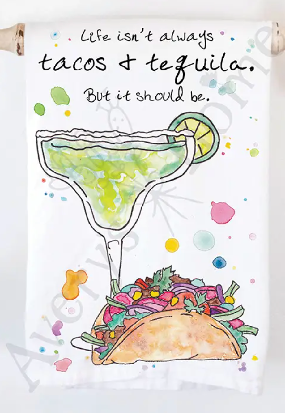 TACOS & TEQUILA TEA TOWEL