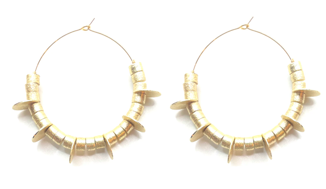 GOLDEN PENNY HOOPS