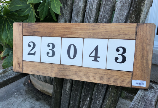 23043 ZIP CODE SIGN