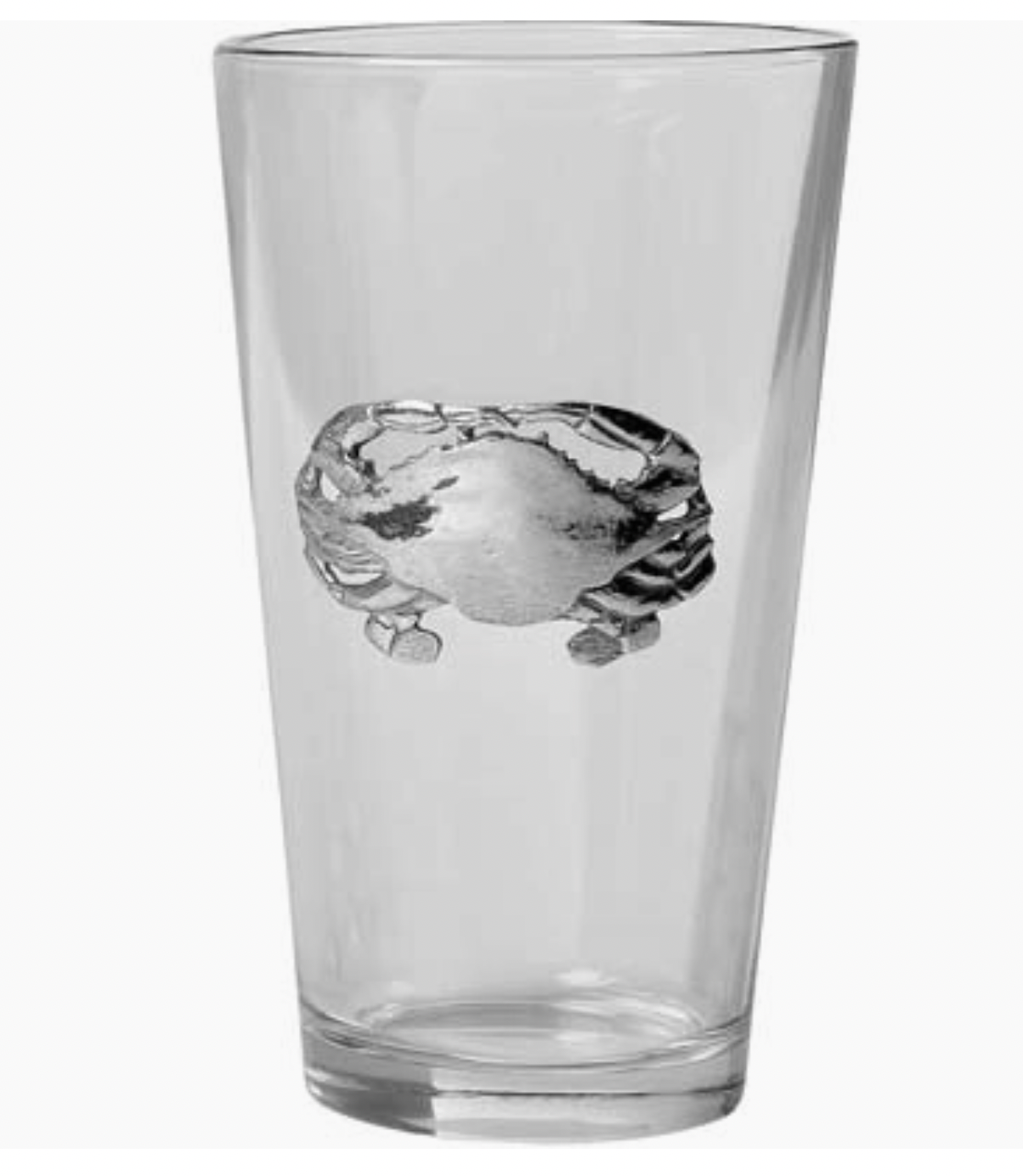 BLUE CRAB PINT GLASS