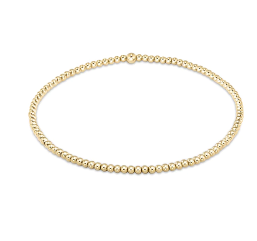 ENEWTON CLASSIC GOLD 2MM BEAD BRACELET**