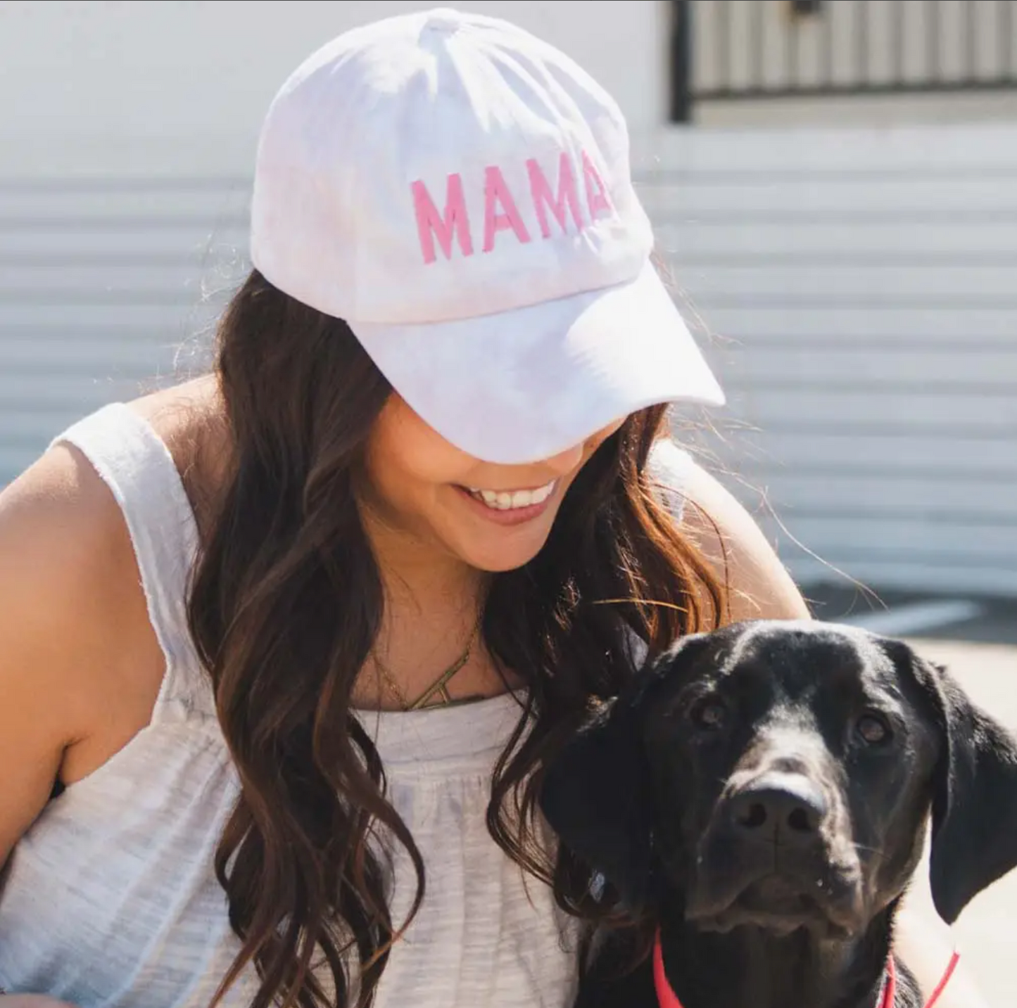 MAMA PINK TIE DYE BASEBALL CAP