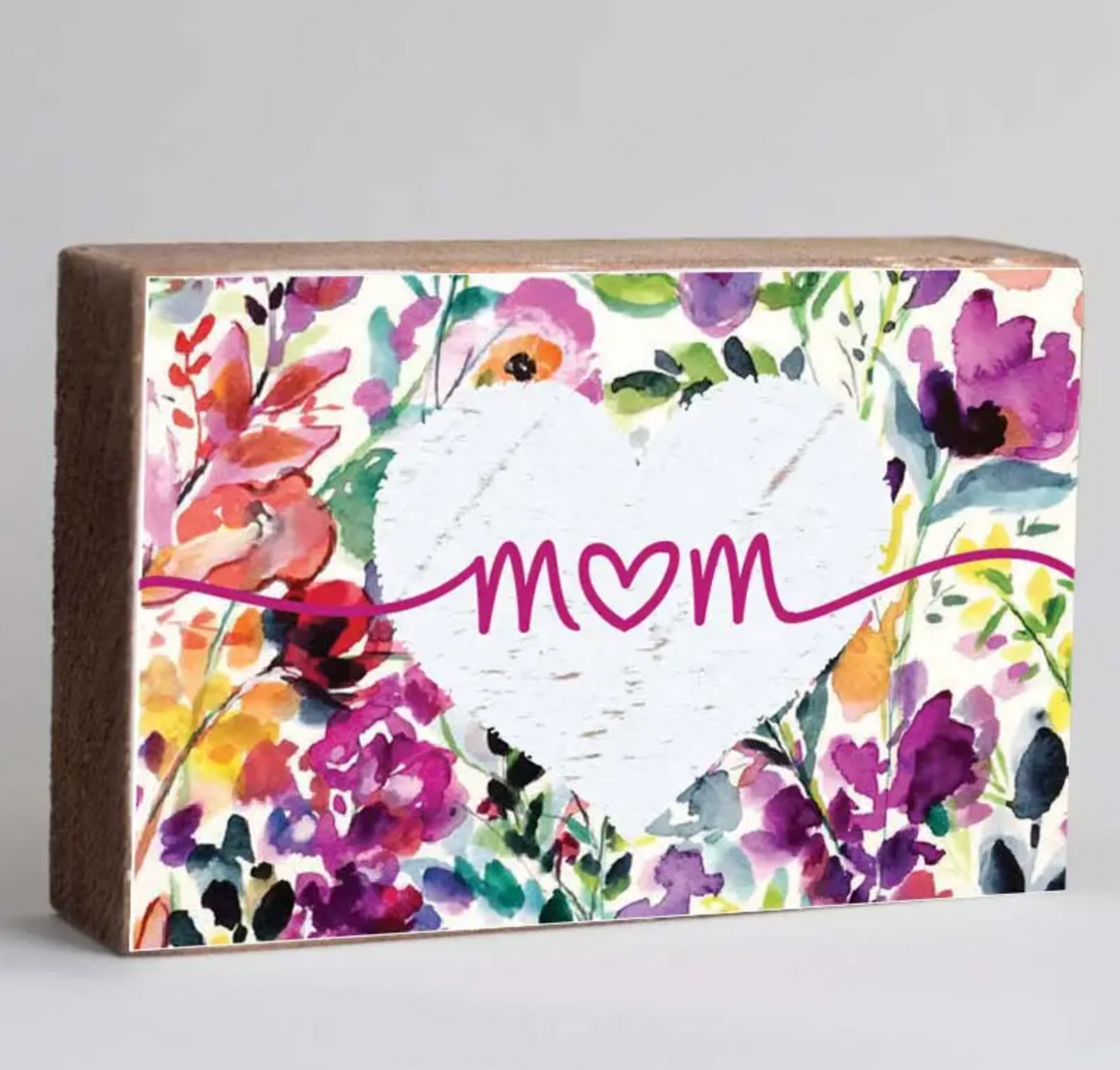 MOM DECORATIVE WOODEN BLOCK