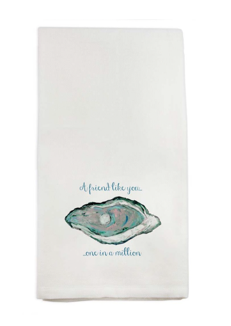 A FRIEND LIKE YOU....ONE IN A MILLION TEA TOWEL