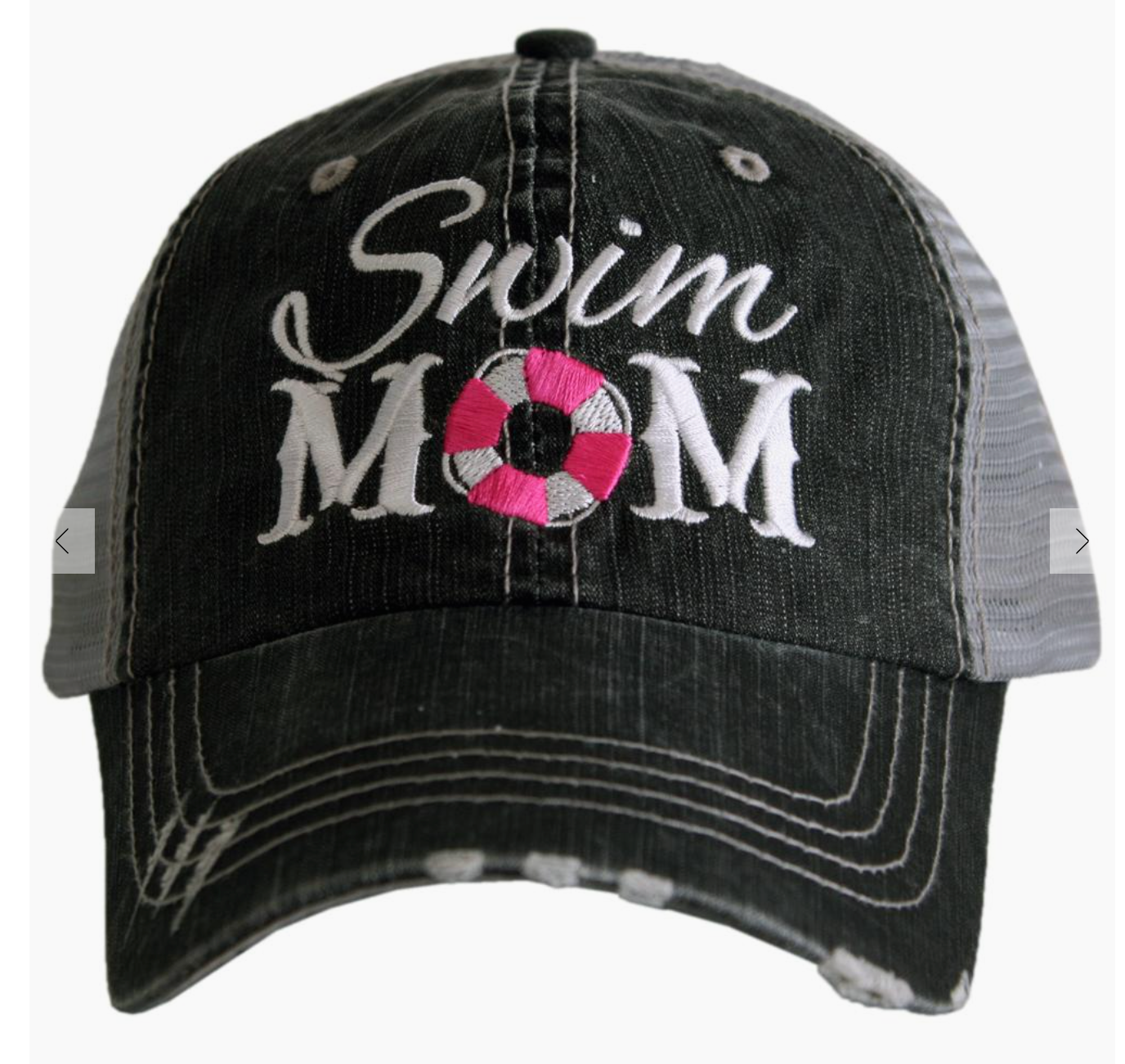 SWIM MOM TRUCKER HAT