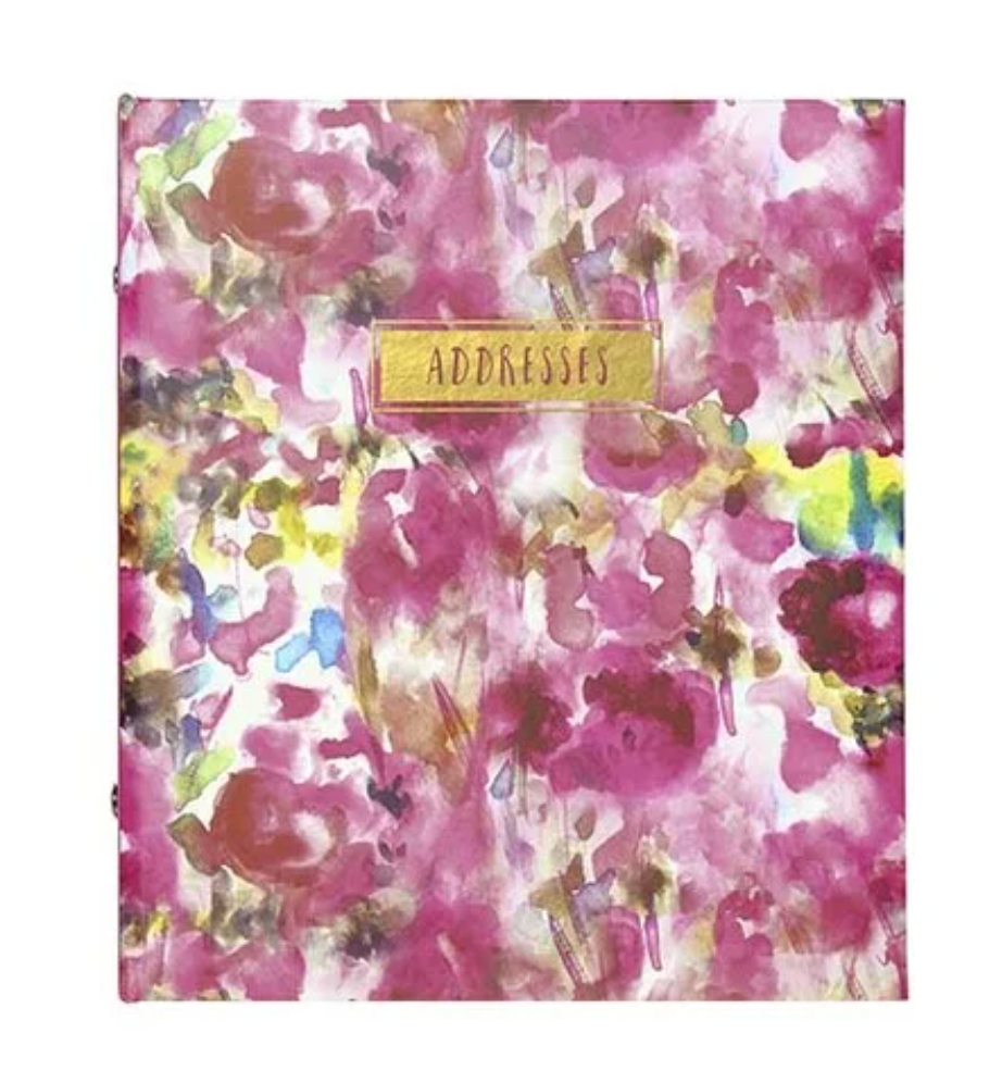 PAINTERLY FLOWER ADDRESS BOOK