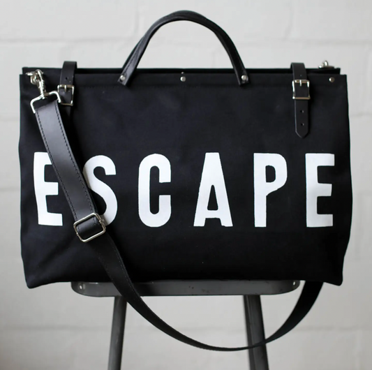 ESCAPE CANVAS UTILITY BAG WITH SHOULDER STRAP
