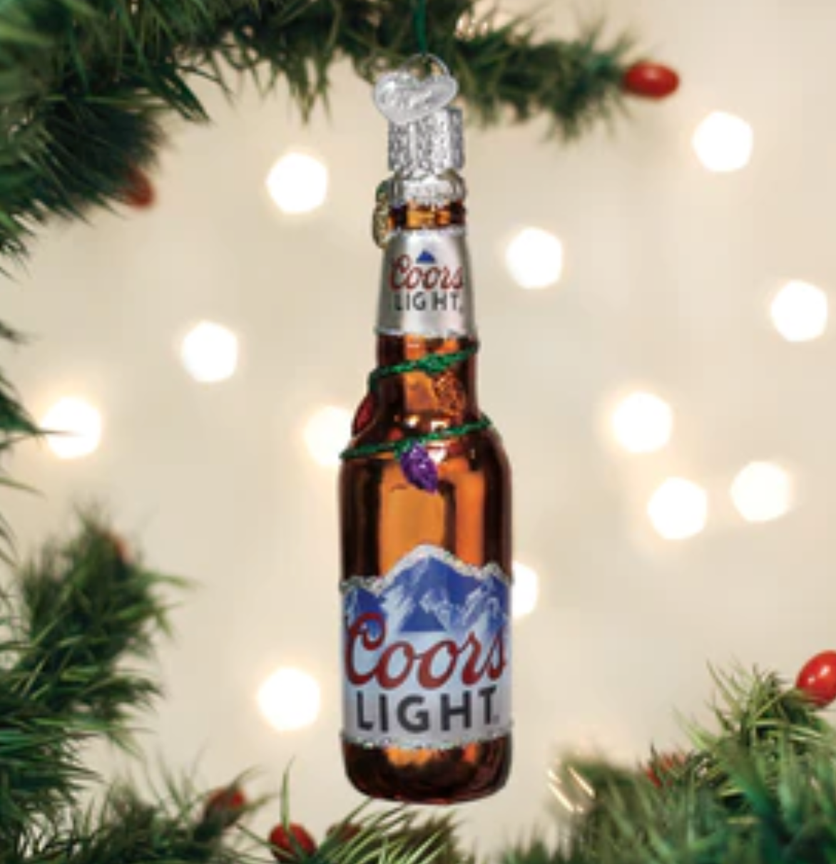 HOLIDAY COORS LIGHT BOTTLE