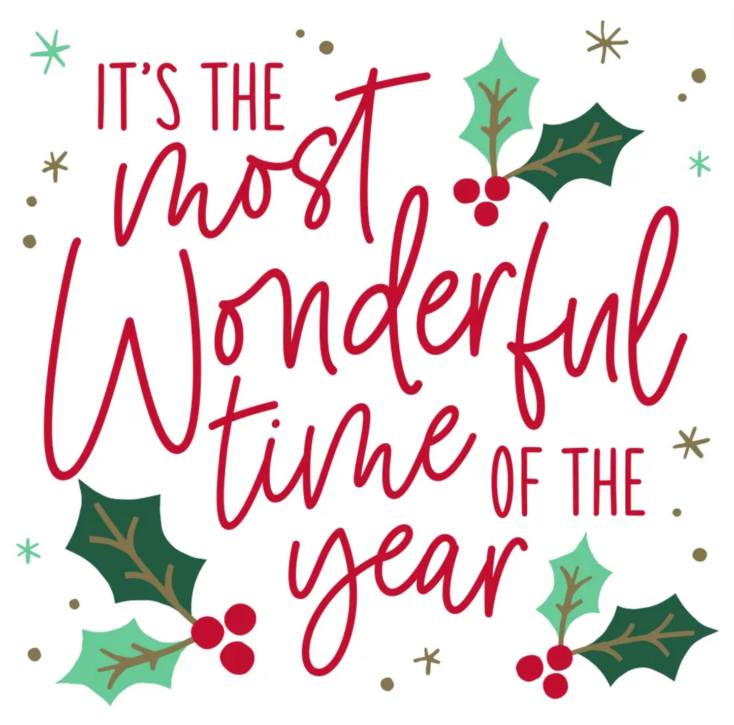 WONDERFUL TIME OF THE YEAR NAPKIN