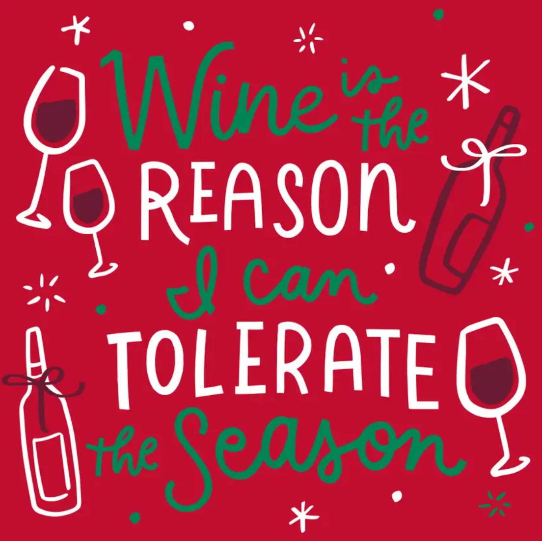 TOLERATE THE SEASON NAPKIN