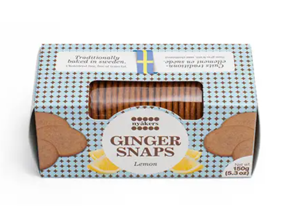 LEMON GINGERSNAPS IN BOX