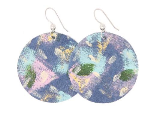 KEVA BREATHE ROUND EARRINGS BY RACHEL CAMFIELD