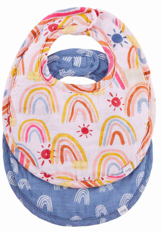 RAINBOW BIB SPOON SET