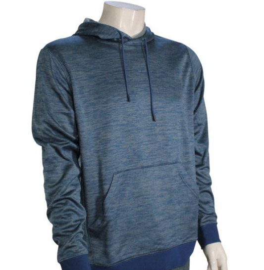COSTA TECH FLEECE PULLOVER HOODY NAVY BLUE HEATHER