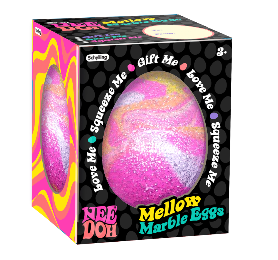 MELLOW MARBLE EGG NEE DOH-COLORS VARY