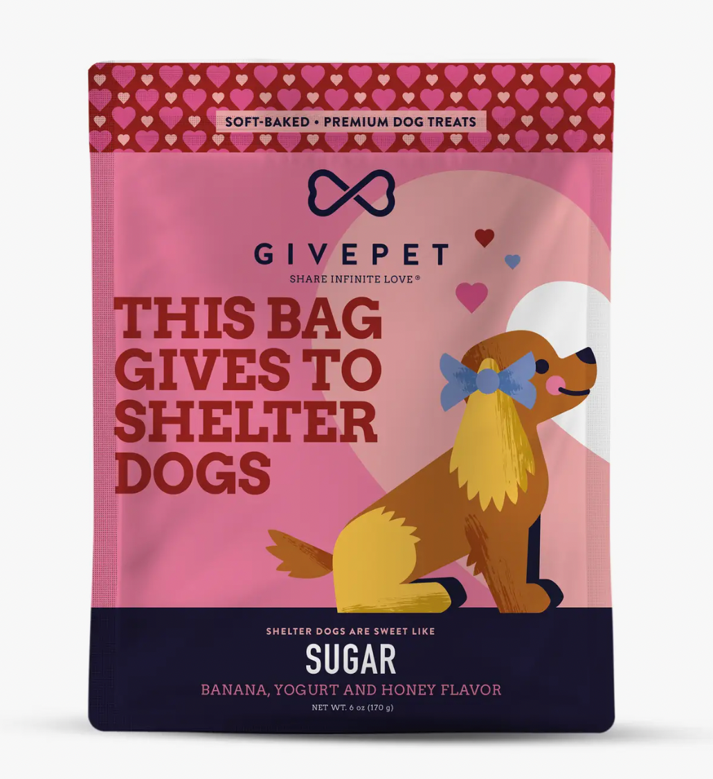 GIVE PET DOG TREATS