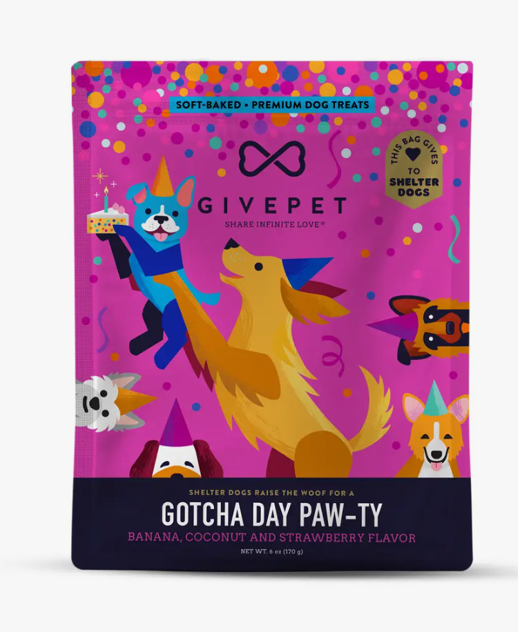 GIVE PET DOG TREATS