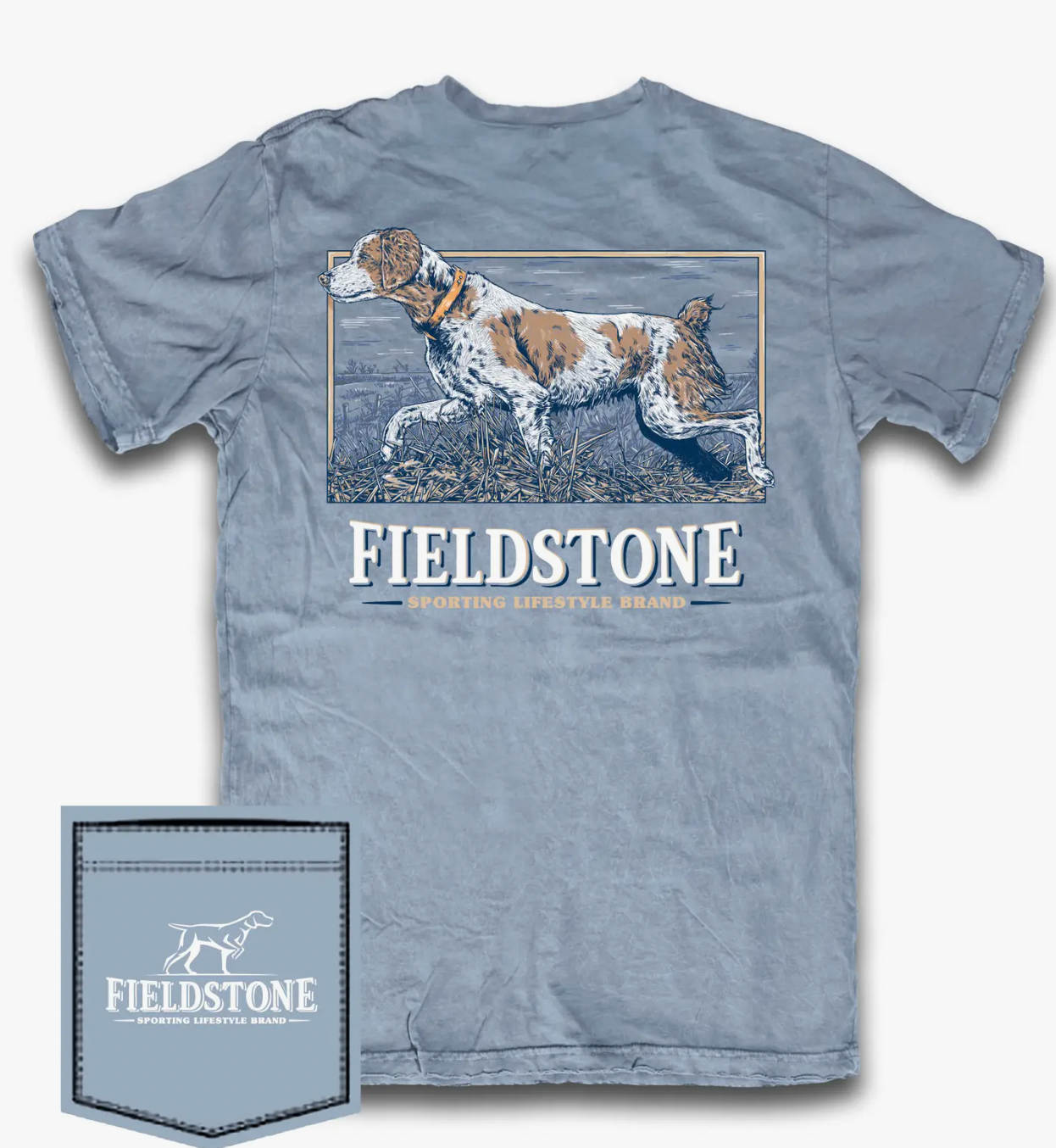 FIELDSTONE BRITTANY SPANIEL SHORT SLEEVE