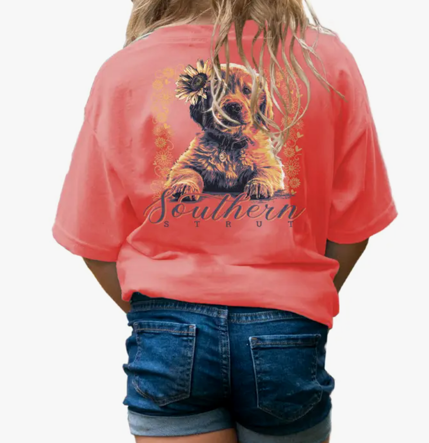 SOUTHERN STRUT SUNNY PUP YOUTH T SHIRTS SHORT SLEEVE