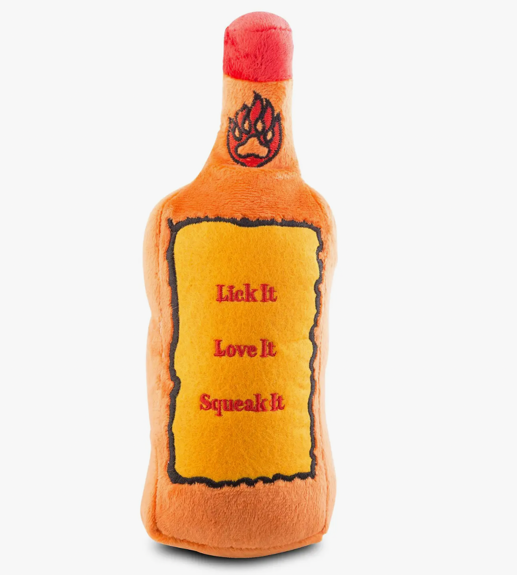 FURBALL CINNAMUTT WHISKY TOY SQUEAKER DOG TOY