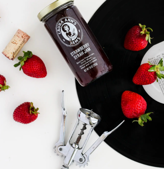 LAURA ANN'S STRAWBERRY SYRAH JAM