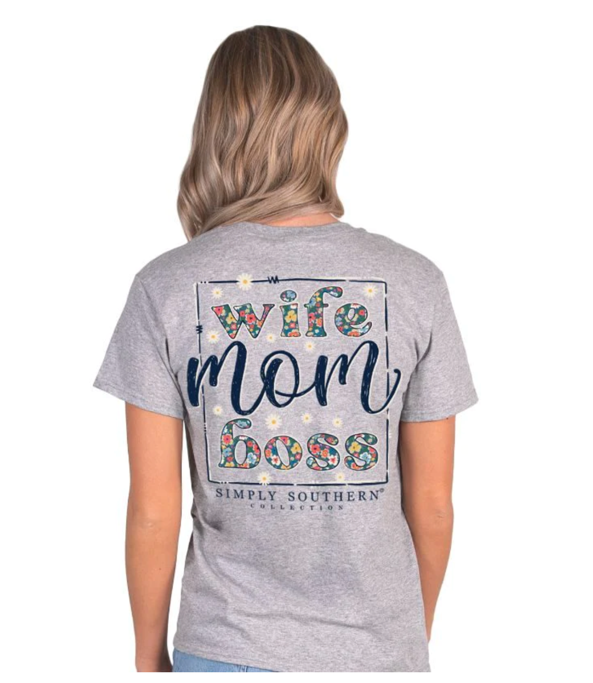 SIMPLY SOUTHERN MOM HEATHER GREY