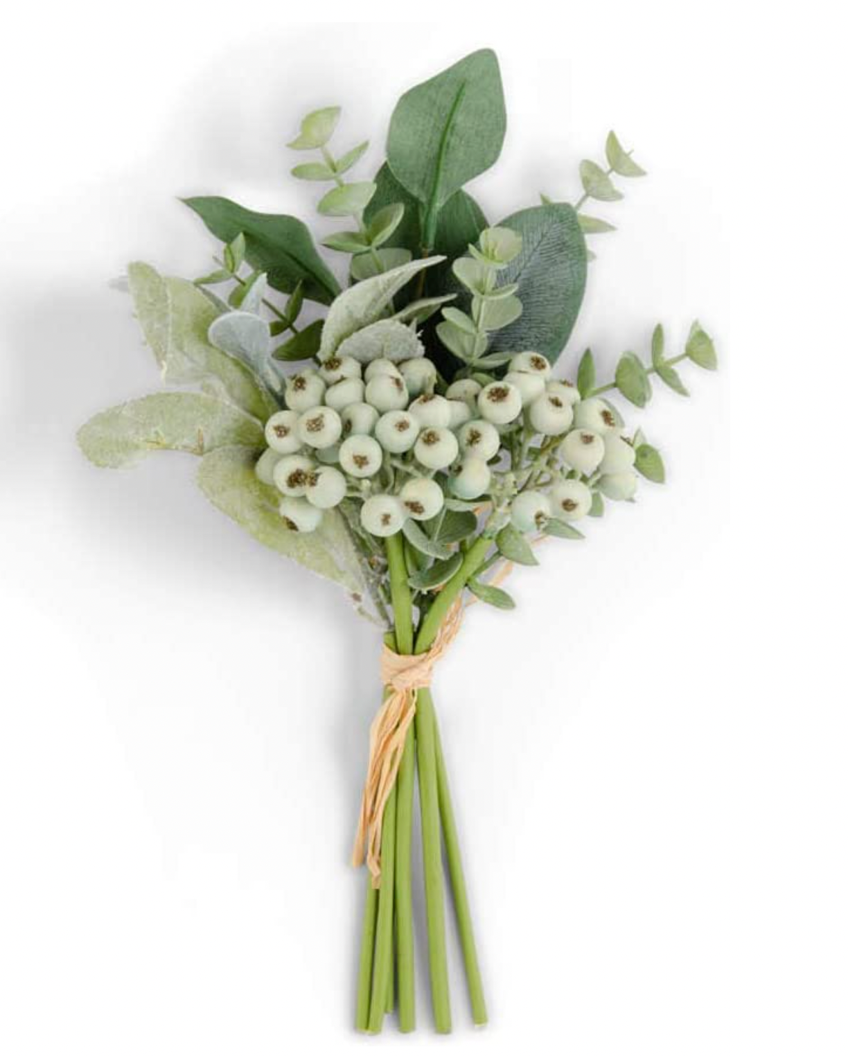 13 INCH MIXED GREEN FOLIAGE WITH BERRIES BUNDLE