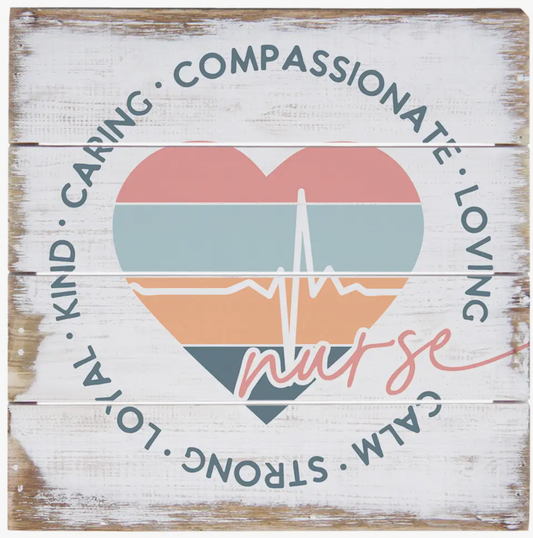 NURSE HEART WORDS PERFECT PALLET PETITES