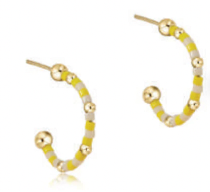 ENEWTON HOPE UNWRITTEN 1" POST HOOP EARRINGS***