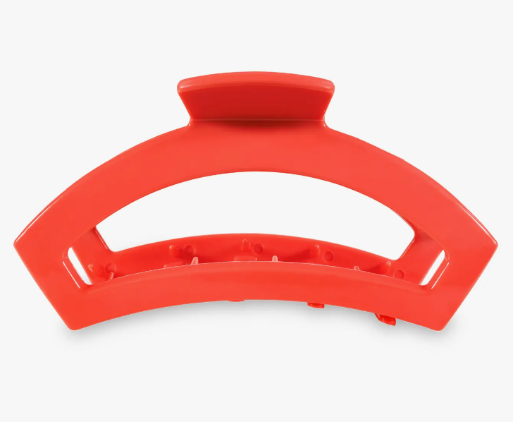 TELETIES OPEN CORAL HAIR CLIP