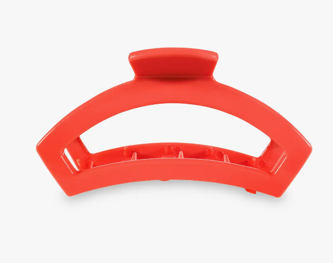 TELETIES OPEN CORAL HAIR CLIP